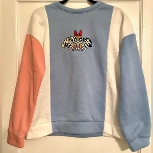 Powerpuff Girls Embroidered Y2K Sweatshirt